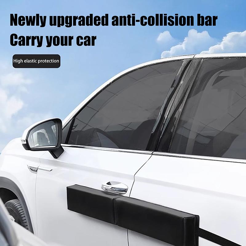 98X11X4 ס"מ מגן דלת לרכב מגנטי מתקפל בסגנון מחובר מגן קצה צד גוף פסים דקורטיביים להגנה מפני שריטות