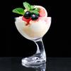 250ml High Quality Cocktail Glass Cup Milk Tea Ice Cream Cup Creative Fruit Juice Cold Drink Cup Bar Accessories