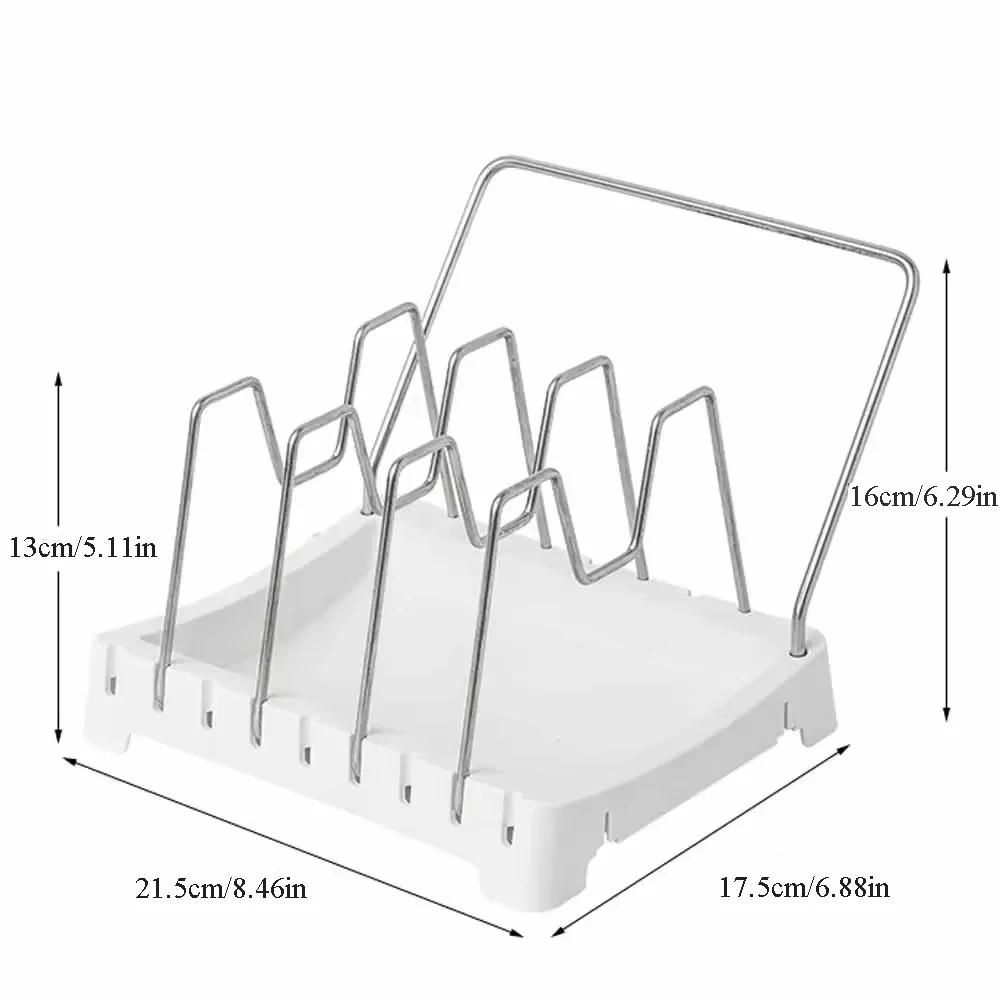 

Telescopic And Adjustable Storage Rack Kitchen Pot and Kitchenware Storage Rack Home Organizing Cabinet Kitchen Accessories