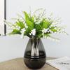 Fresh Lily of the Valley Bouquet: Artificial Hand-Tied Arrangement for Home, Living Room, or Wedding Décor