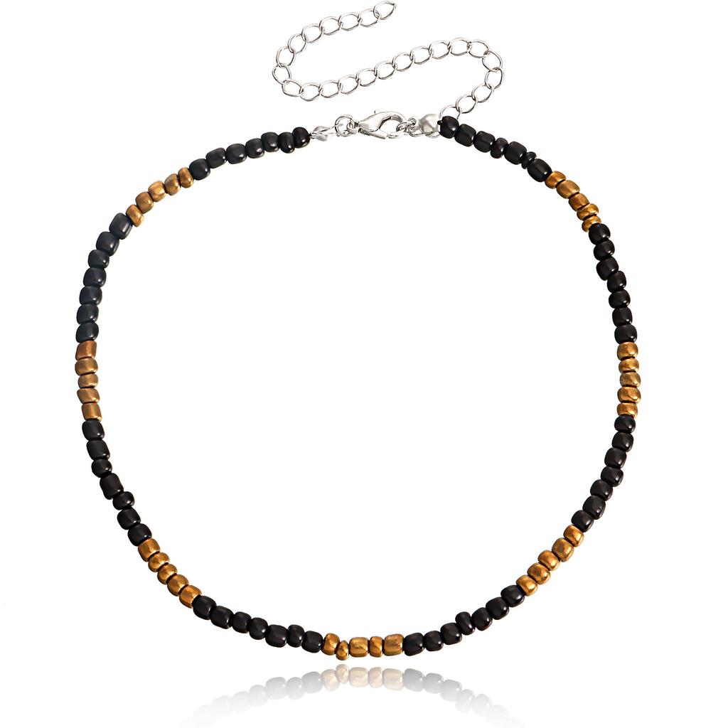 Collier ras du cou en perles style Boho pour femmes et filles, brin coloré, court, ras du cou, bijoux d'été à la mode, cadeau, nouvelle collection
