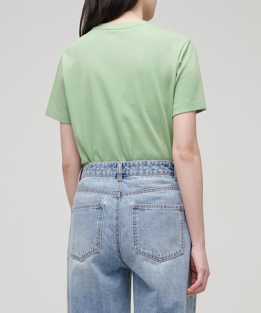 MUSINSA STANDARD WOMAN Women'S Basic Crew Neck T-Shirt [Light Green]