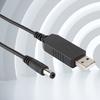USB auf 5,5 mm x 2,1 mm Schnittstelle, 5 V auf 12 V Boost-Leitung für Schreibtischlampen, Router, Modems