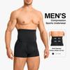 Herren Hohe Taille Bauchkontrolle Oberschenkel Schlankmachende Offener Schritt Formgebende Hose