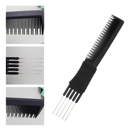 Teasing Combs 2 In 1 Practical for Home Fiber Lift Firm Carbon Teasing Combs