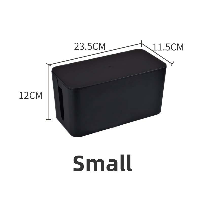 Home Office Cable Organizer With Cover For Data And Power Wires