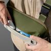 Body Mini Shoulder iPad Mini for Olive Green [tomtoc] Men's Bag, One-Shoulder Bag, Small, Water-Repellent, Lightweight, Bag, Compatible, Outdoors,