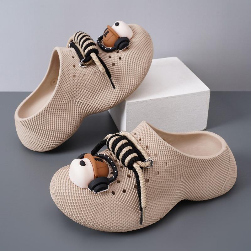 Summer Men's/Women's 3D Slippers Outdoor Beach Slippers Hole Slippers Garden Sandals
