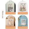 Wall Mounted Grocery Bag Storage Organizer, Kitchen Hanging Storage Bag Dispenser, Mesh Produce Bag Holder for Pantry Door