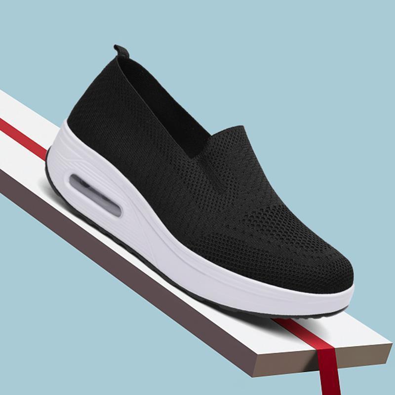 Women's Versatile Rocking Shoes - Fashionable Flat Bottom for Casual, Outdoor & Travel