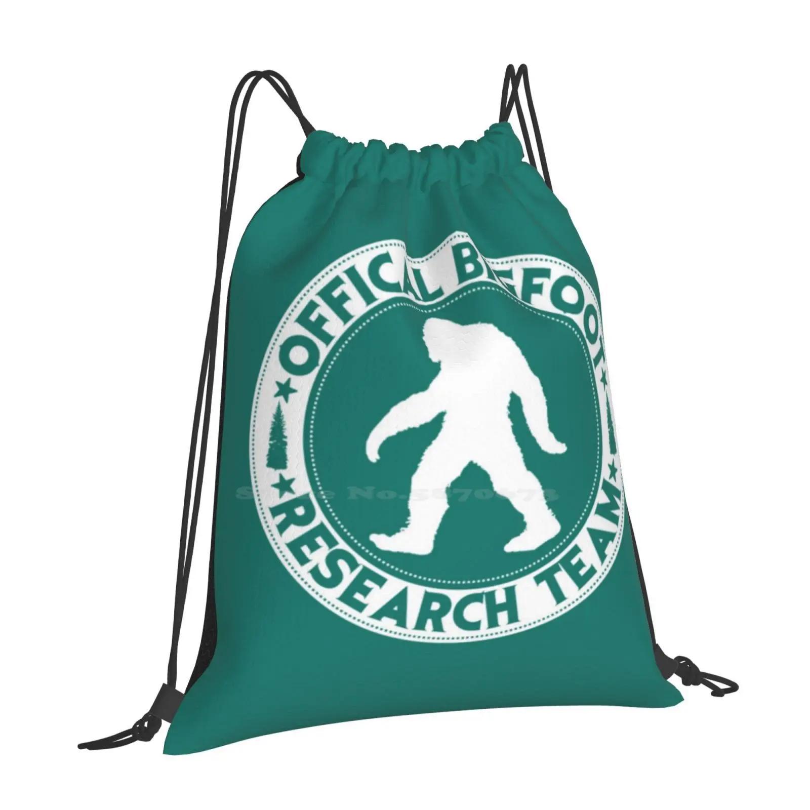 Official Bigfoot Research Team Bigfoot T-Shirtofficial Bigfoot Research Team Bigfoot Sasquatch Hot Sale Schoolbag Backpack OneSize