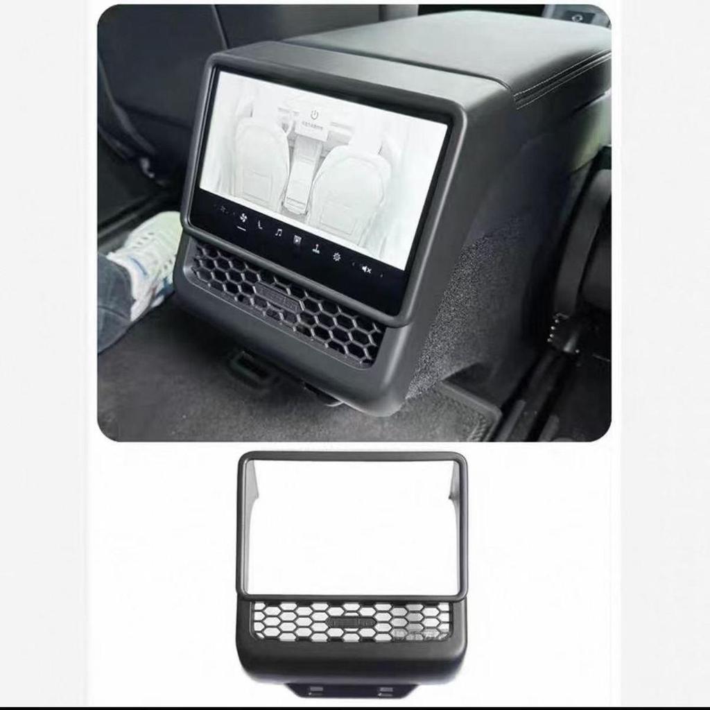 Fits Tesla Model 3/Y Refresh: Rear Air Vent Cover for Interior Air Conditioning Protection.