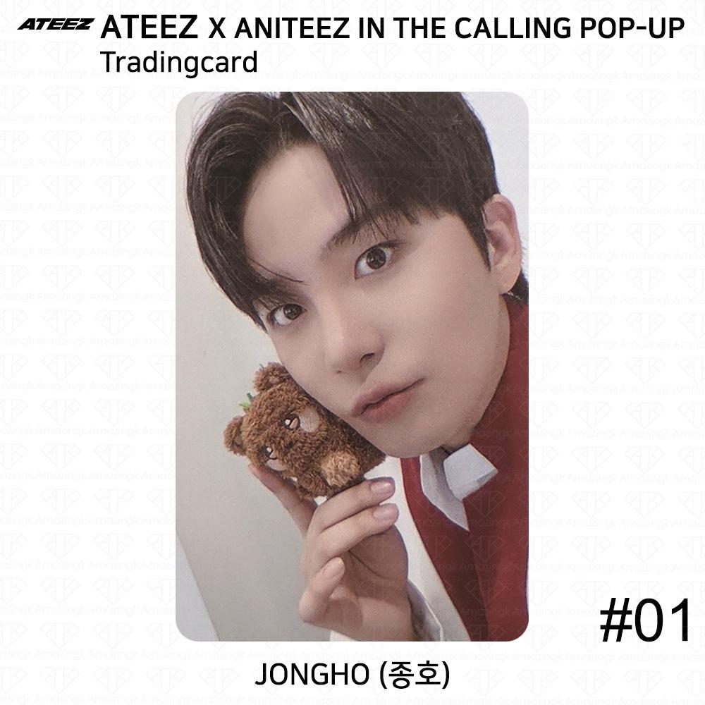 ATEEZ X ANITEEZ IN THE CALLING POP-UP Unitate Carte de Colecție MD KPOP K-POP Seonghwa