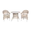 OEING Pastoral Rattan Chair and Tea Table Set