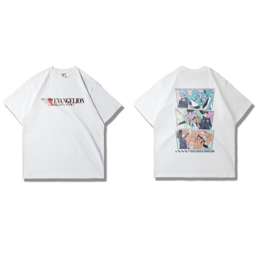 Neon Genesis Evangelion EVA Rei Ayanami Manga Panel Graphic TShirt Anime Streetwear Cotton Oversized Tee for Unisex Daily Wear