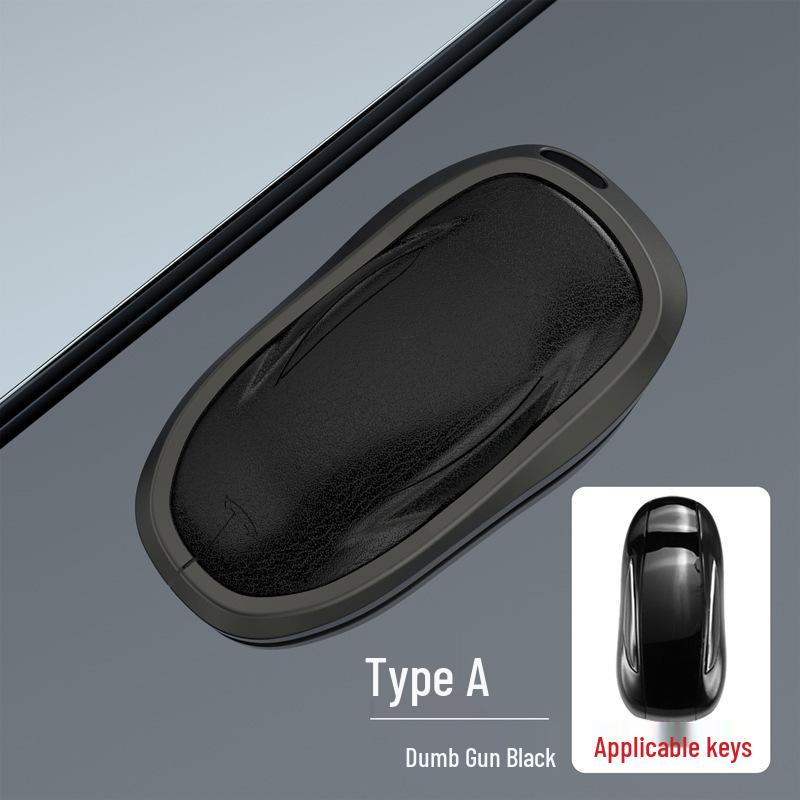 Tesla Key Card Case for Model 3/Y/X/S - Premium Protective Shell with Metal Buckle for Men & Women