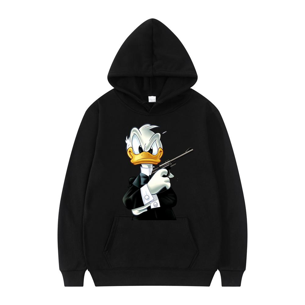 

Disney Donald Duck Cartoon Anime Women Pullover Tops Spring Autumn Hoodie Fashion Sports Couple Oversized Sweatshirt Clothing 3XL