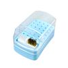 30 Holes Dental Bur Box With Brush Plastic Burs Drills Holder Diamond Endo File Placement Case Block Dentistry Instruments New