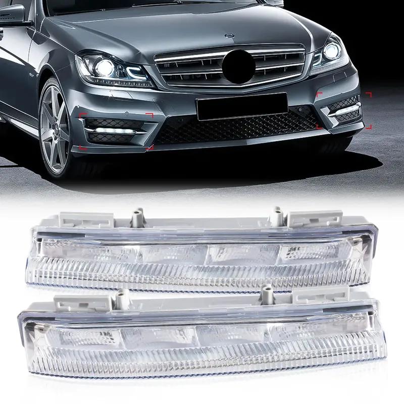 Car Daytime Running Lights Fog Lamp DRL for Mercedes-Benz W204 W212 C250 C280 C350 E350 2007 2008 2009 2010  2012 2013 2014