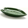 Spoon Rest Multifunctional Heat Proof Ceramic Cute Decorative Green Leaf Spoon Holder for Kitchen Ceramic