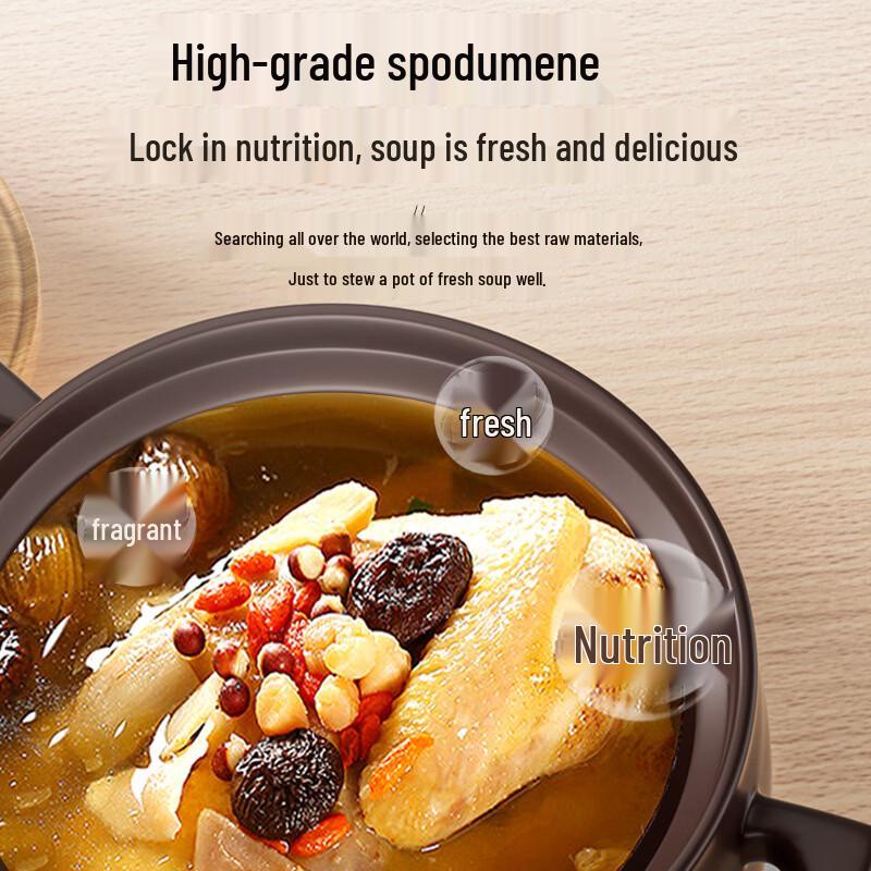 PuPan Heat-Resistant Ceramic Casserole Pot