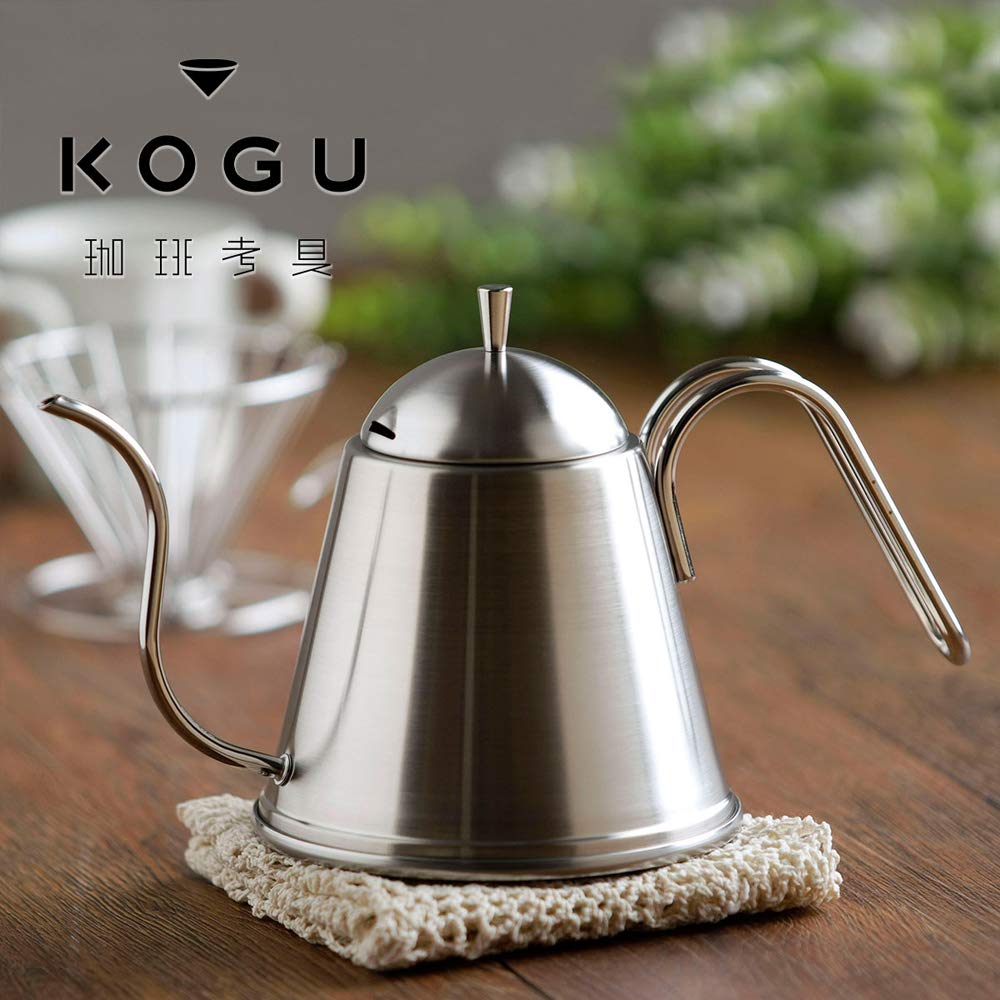Coffee Tools KOGU Coffee Pot Drip Pot ITTEKI 700ml In Direct Fire IH Compatible Dishwasher Safe Drip Drip Narrow Mouth Easy To Pour with Lid Kettle