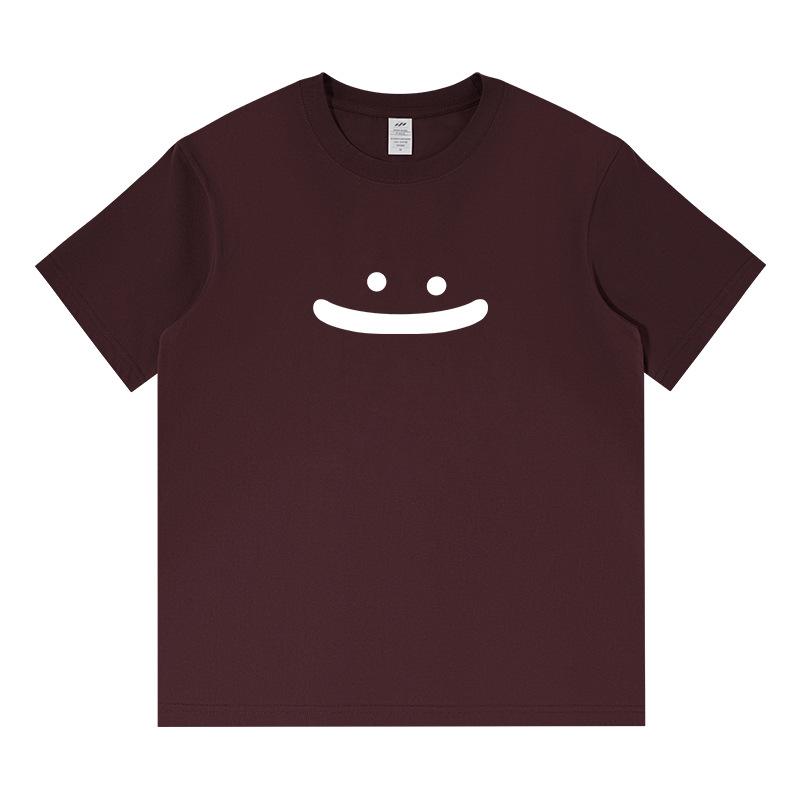 Short-sleeved Men's Summer Students Korean Version of The Casual Loose Round Neck Yankee Printing Wild Harajuku Wind Tops Trend Women