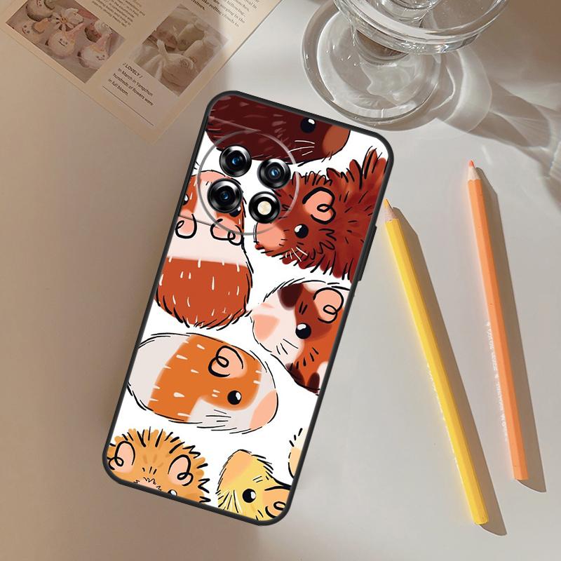 

Funny Guinea Pig Pattern Funda For OnePlus 13R 13 12 R 11 9 10 Pro 8T 9RT 10T OnePlus Nord CE 2 3 4 Lite N20 N30 Case OnePlus Nord CE 3