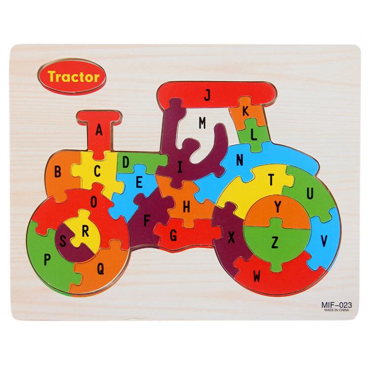 High-Quality English High-Quality Alphabet High-Quality Wooden High-Quality Jigsaw High-Quality Puzzle Youngsters High-Quality Learning High-Quality