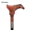 Red Resin Horse Head Animal Fashion Walking Stick Decorative Cospaly Vintage Party Fashionable Walking Cane Crosier 94cm