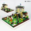 MOC Plant Town Defense Battle Chessboard Building Block Toy