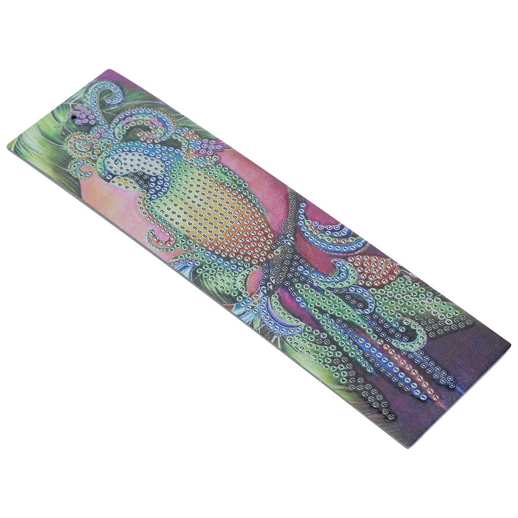 Animal Pattern Diamond Painting Bookmark DIY Rhinestones Beaded Bookmarks with Tassel