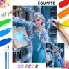 Frozen Elsa Painting By Numbers Kit Hand Painting Home Decor