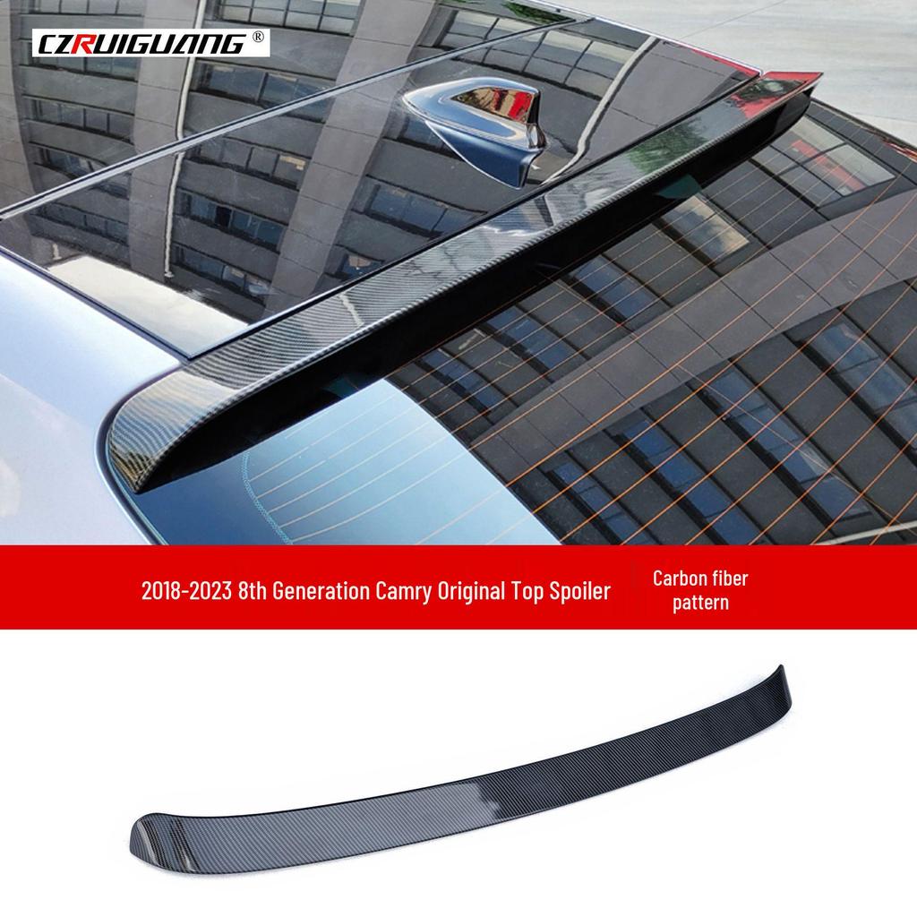 Compatible with 2018-2023 Toyota Camry Models: Roof Spoiler, Front Splitter, Side Skirts, Rear Spoiler.