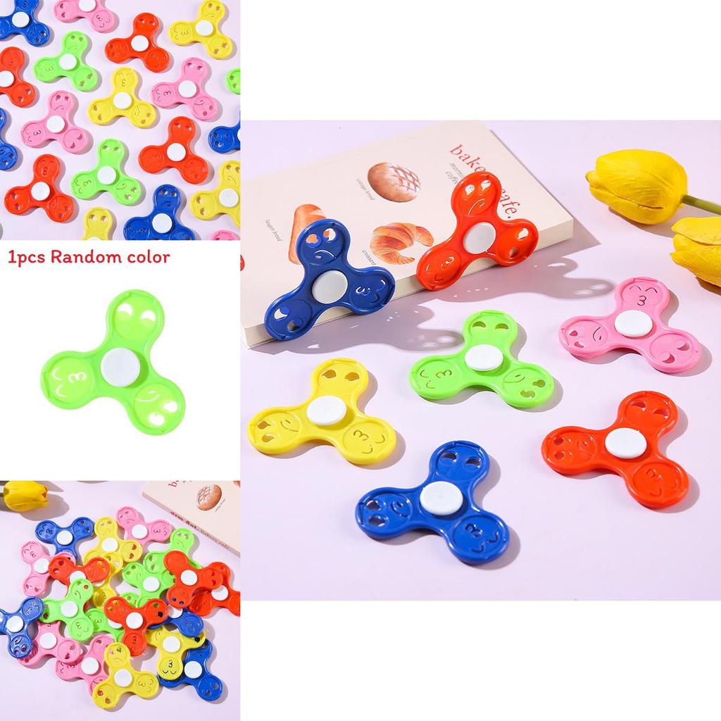 Creative Expression Bearingless Plastic Fingertip Gyroscope Children Toy For Stress Relief And Focus