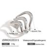 Jieding Titanium Steel European & American Colorfast Luxury Rings - High-End Stainless Steel Finger Jewelry
