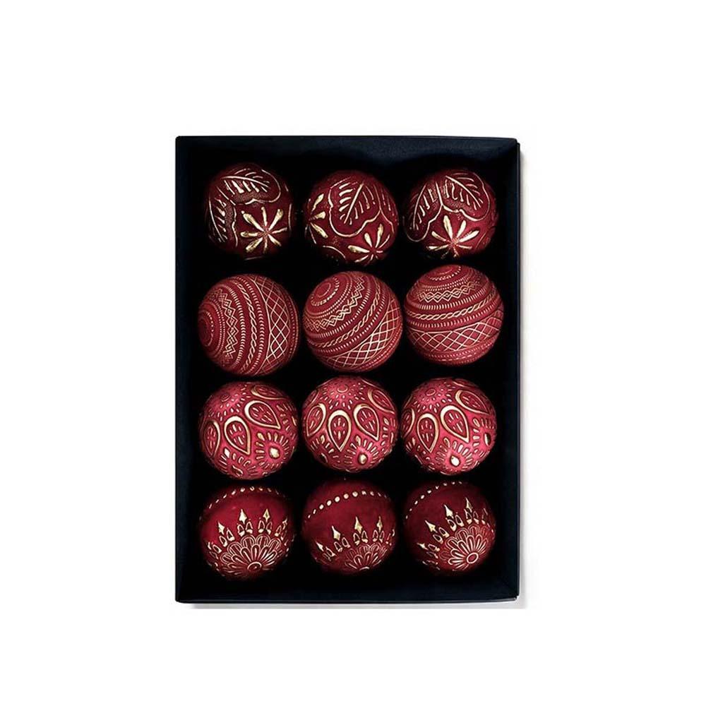 Delicate Vintage Christmas Baubles Exquisite Xmas Tree Trinkets Xmas Balls Ornaments Store