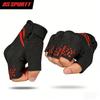 RS SPURTT RS09 Handschuhe Moto Polyester Mikrofaser Dünn Atmungsaktiv Anti-Rutsch Herren Damen Sommer Halbfinger Motorrad Reithandschuh
