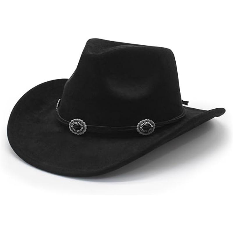 

JYL TS DIY Hard Top Straw Hat Unisex Western Outdoor Holiday Sun Hat Straw black_Children smodel(53-55cm) королева синий