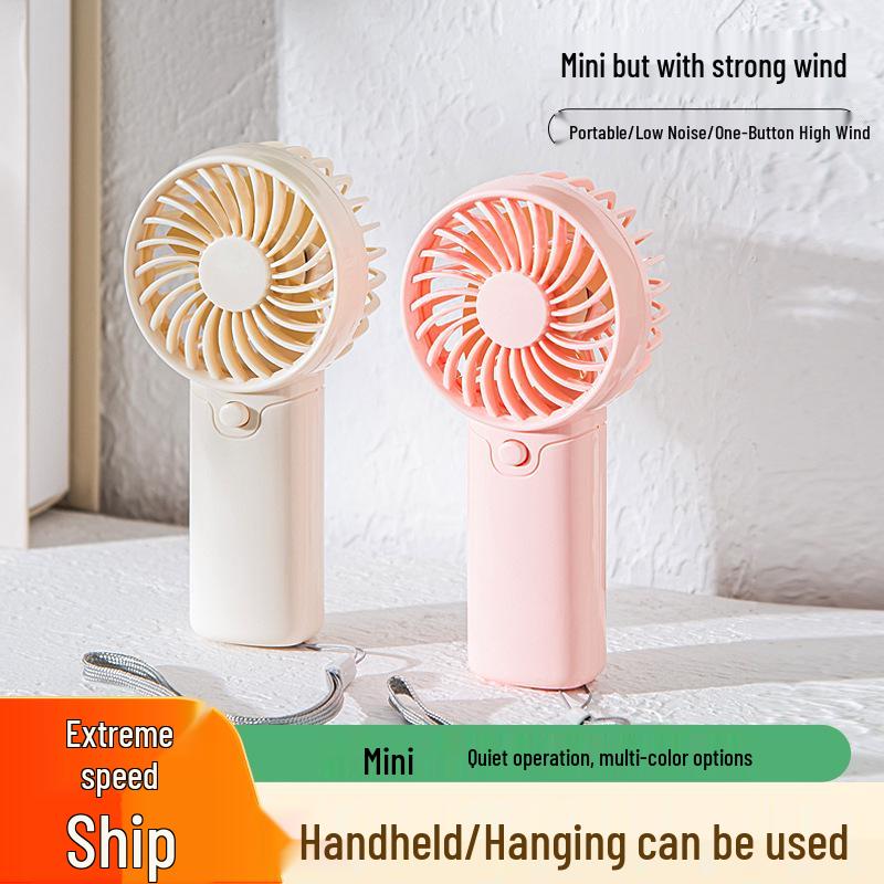Tragbarer Mini-Handventilator für Studenten - Outdoor- und Reise-Essential