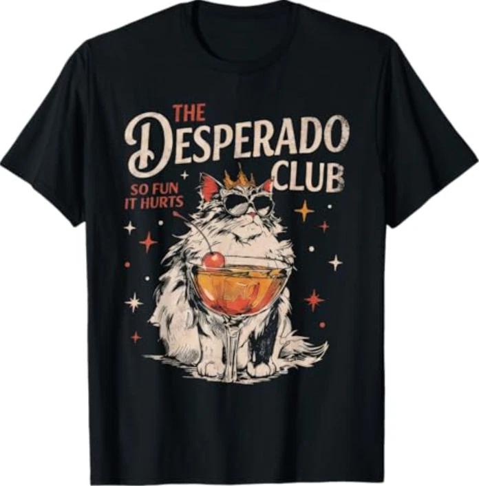 Desperado Club Mama Needs a Night Off Funny Cat T-Shirt 3XL