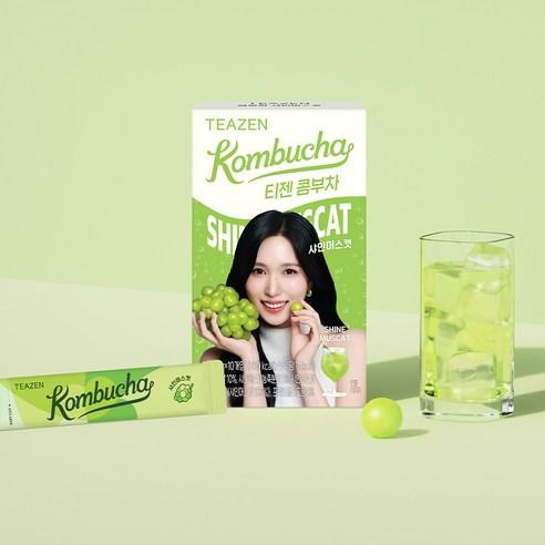 TEAZEN Kombucha Shine Muscat Flavor 5g x 10 Sticks