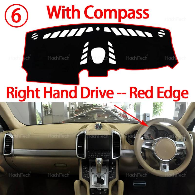 Car Dashboard Cover Avoid Light Pad Trument Platform Cover Mat Carpet for Porsche Cayenne 958 GTS 2010 2011 2012 2013-2016