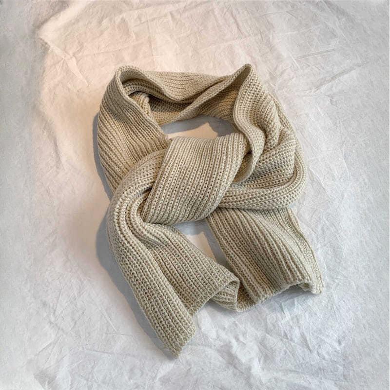 

Вязаный шерстяной мужской шарф в корейском стиле, универсальный парный унисекс, утолщенный утеплитель для шеи с характерными кисточками