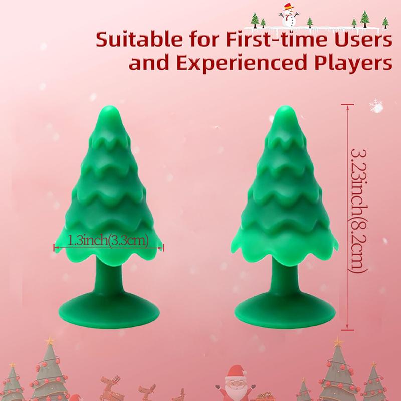 Silicone Christmas Tree Anal Plug Anal Trainer Prostate Massager Anal Sex Adult Sex Toys Women's SM Toys Gay Adult Sex Games