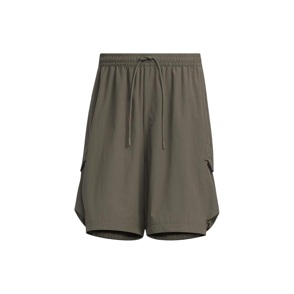 Adidas Future Style Detach Solid Color Minimalist Water Resistant Two In One Cargo Loose Fit Sports Casual Pants Men Bottoms Tree-Branch-Brown JI9895