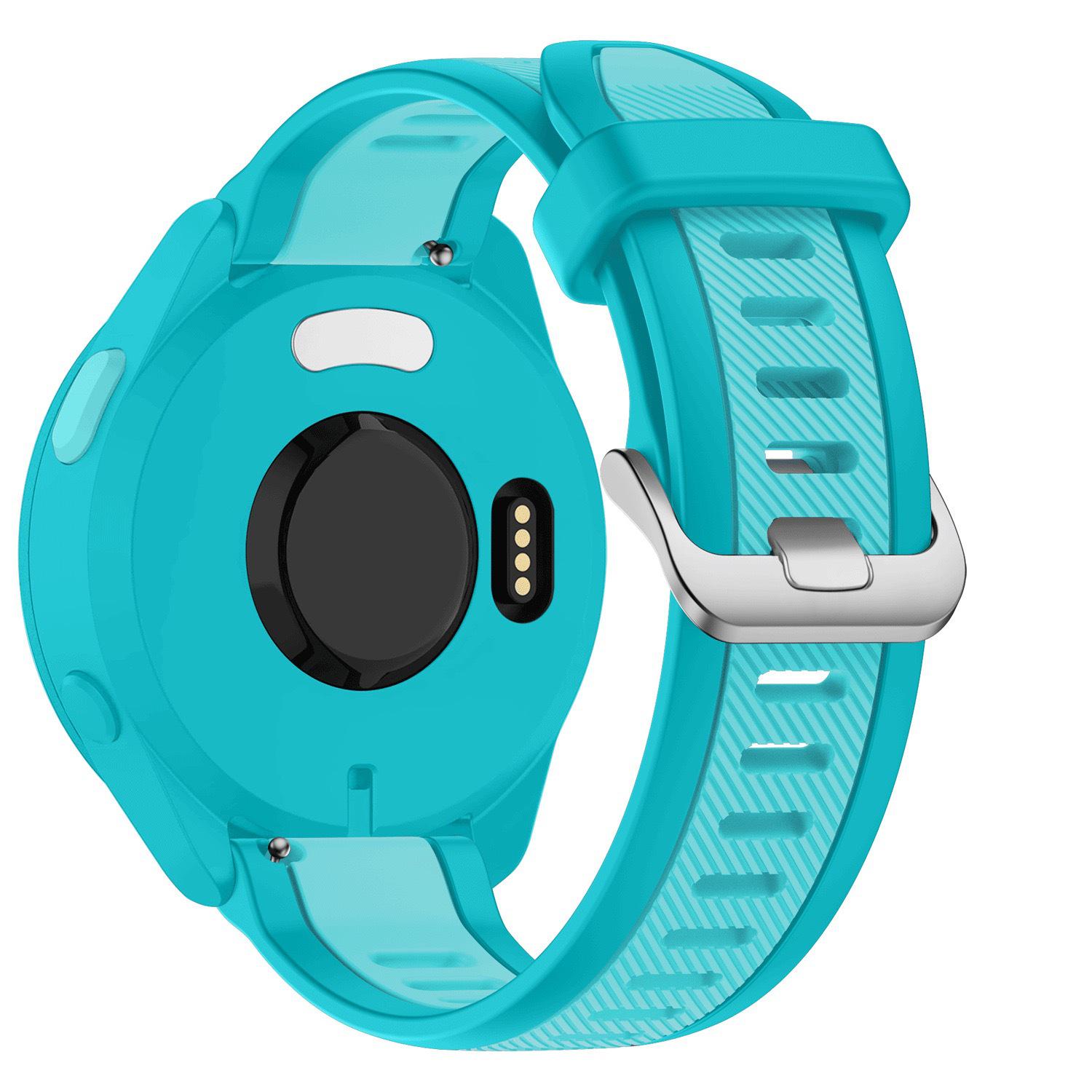 

Двоколірний силіконовий ремінець для годинника для Garmin Forerunner 165 20mm