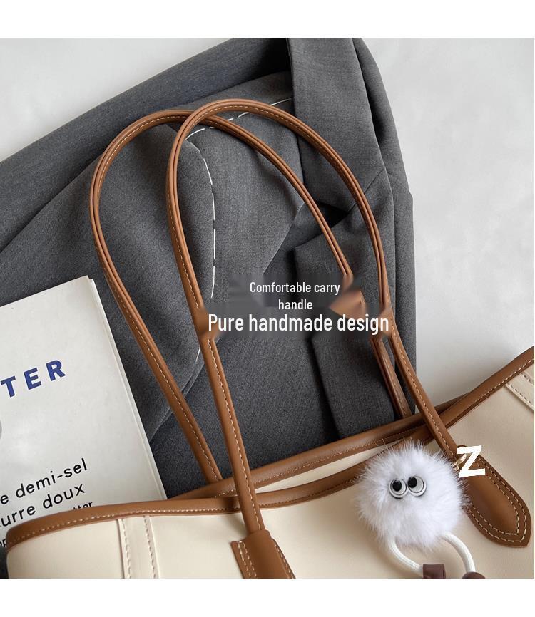 Women's High-Capacity Versatile Tote - 2025 Spring/Summer Shoulder Bag for Work and Commute