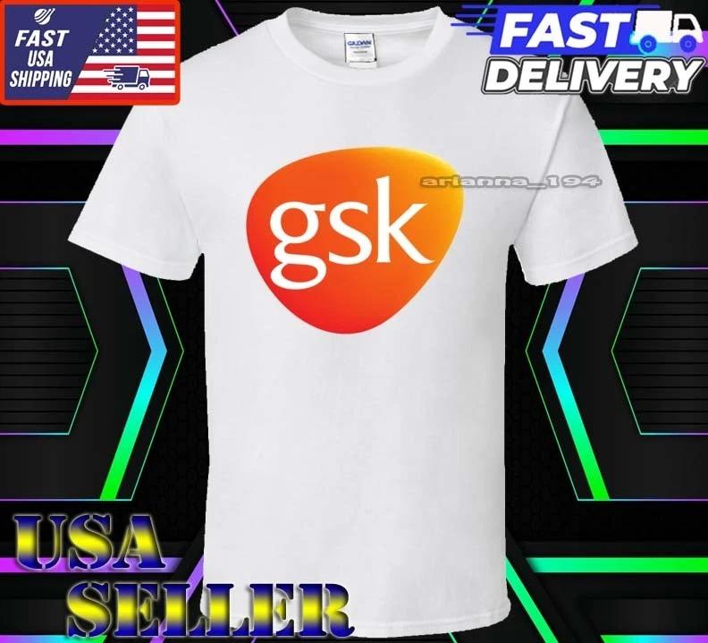 New Shirt GSK Logo T-Shirt Funny American Usa Unisex Size S-5XL L
