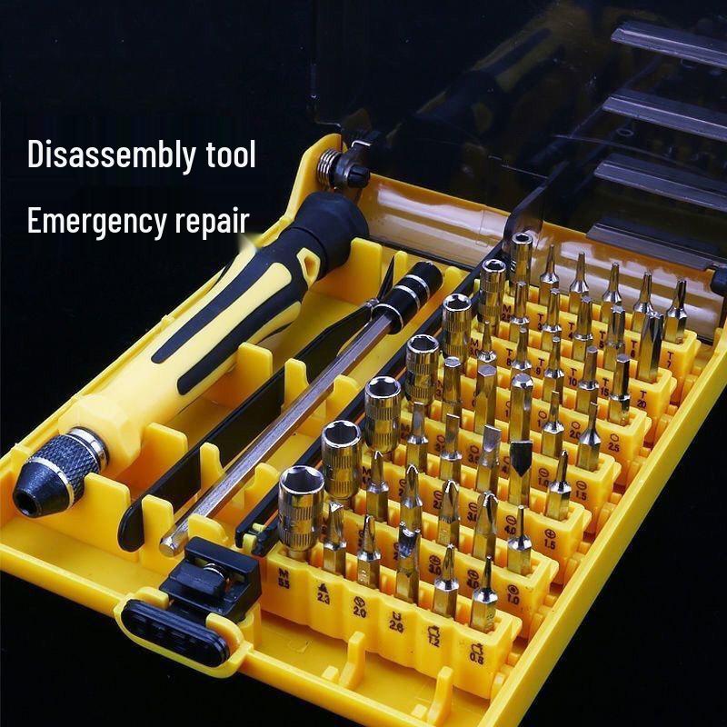 45-Piece Professional Screwdriver & Dust Removal Set with Magnet for Phone & Laptop Repair